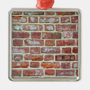 Gammal brickmur julgransprydnad metall