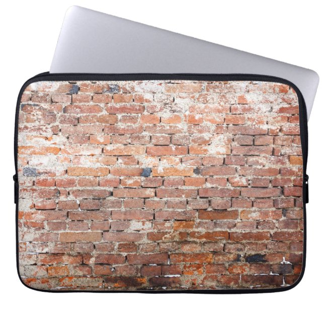 Gammal brickmur laptop sleeve (Framsidan)