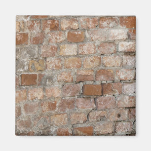 Gammal brickmur magnet
