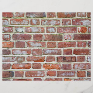 Gammal brickmur reklamblad