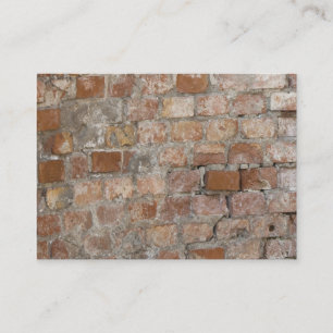 Gammal brickmur visitkort