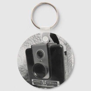 Gammal Brownie Hawkeye-kamera Nyckelring