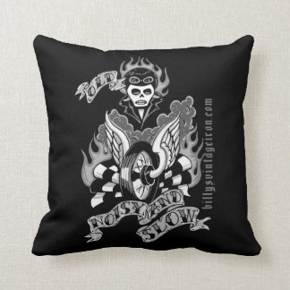 Gammal, bullrigt & långsamt (b & w) kudde