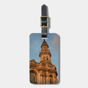 Gammal byggnad Spire, Havanna, Kuba Bagagebricka