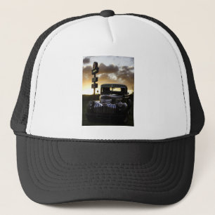 Gammal Chevy Lastbil Hat Keps