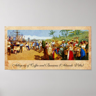 Gammal Costa Rican-målning Poster