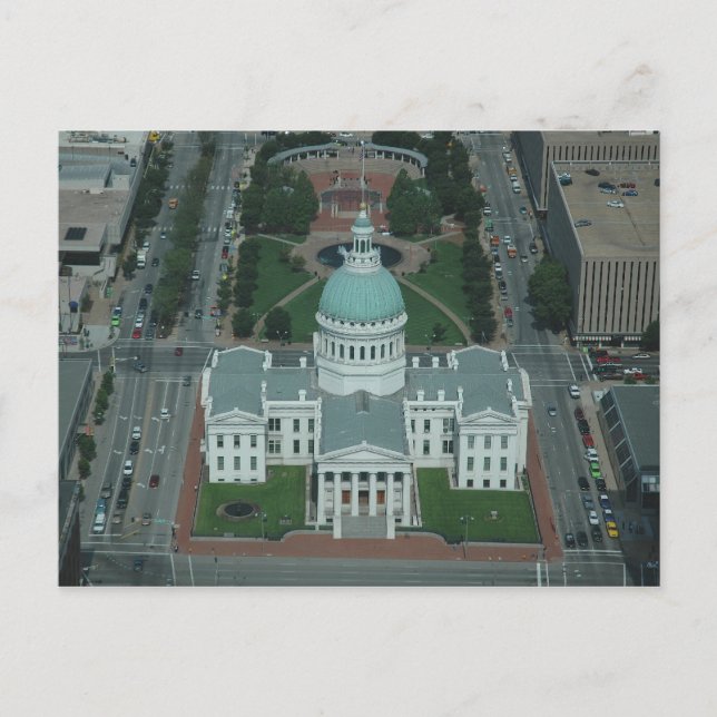 Gammal Courthoust Vykort (Framsida)