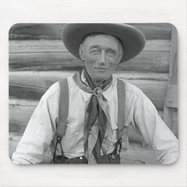 Gammal cowboy musmatta (Framsidan)