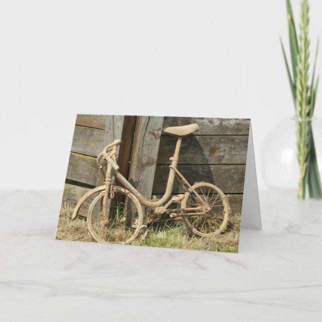 gammal cykel kort (Framsida)