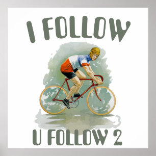 Gammal cykel, lägg till text Poster