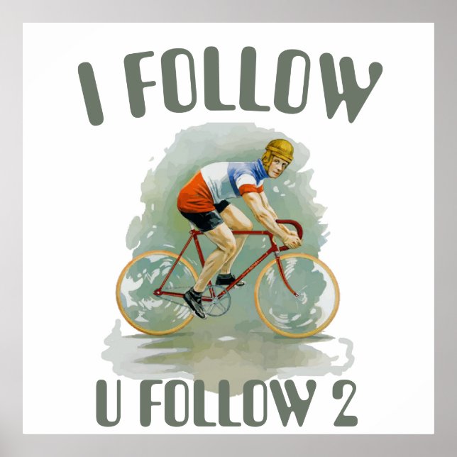 Gammal cykel, lägg till text Poster (Framsidan)