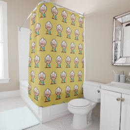 Gammal Dam Shower Curtain