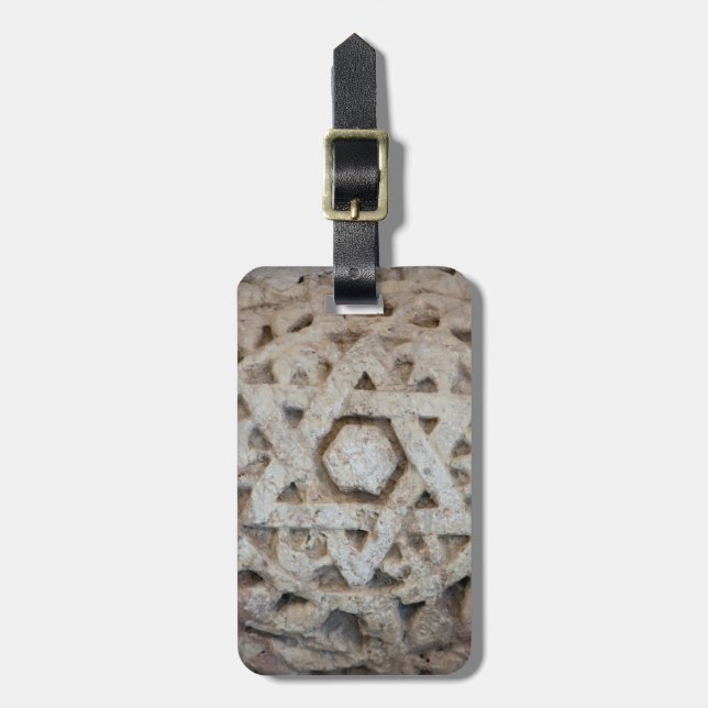 Gammal Davidstjärna-skulptur, Israel Bagagebricka (Vertikal Framsida)