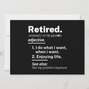 gammal. definition lustig pension meddelande