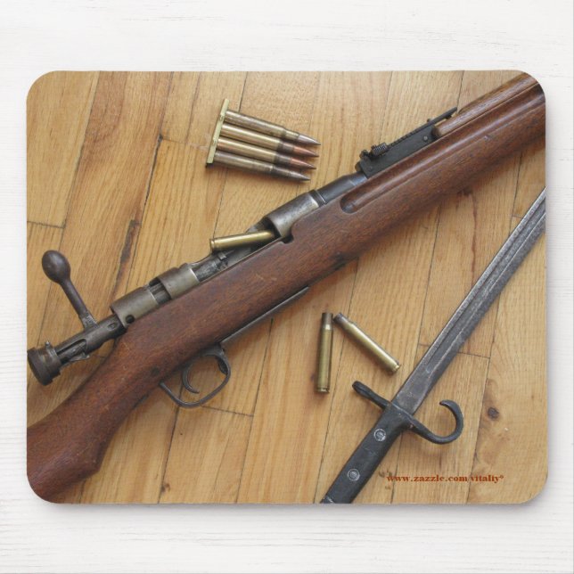 Gammal design för Arisaka gevärmousepad Musmatta (Framsidan)