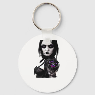 Gammal design för Halloween Nyckelring