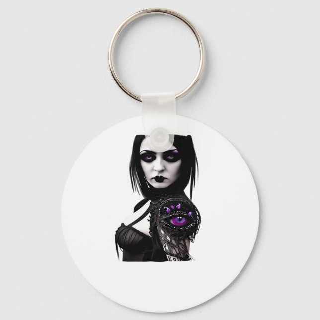 Gammal design för Halloween Nyckelring (Framsida)