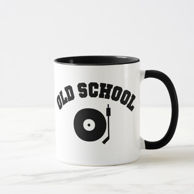 Gammal DJ Skivspelare Mugg (Höger)