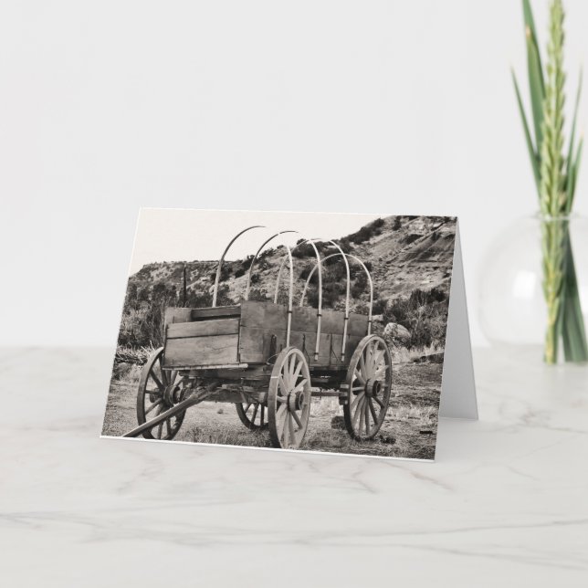 Gammal dold vagn kort (Framsida)