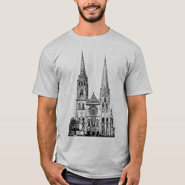 Gammal domkyrka t shirt (Framsida)