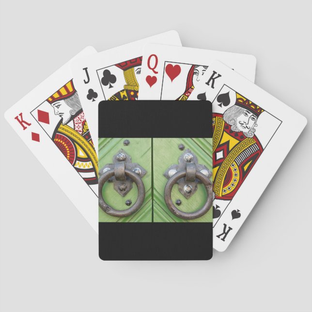 Gammal dörr casinokort (Baksidan)