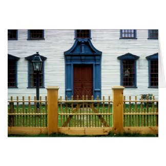 Gammal dörr hälsningskort