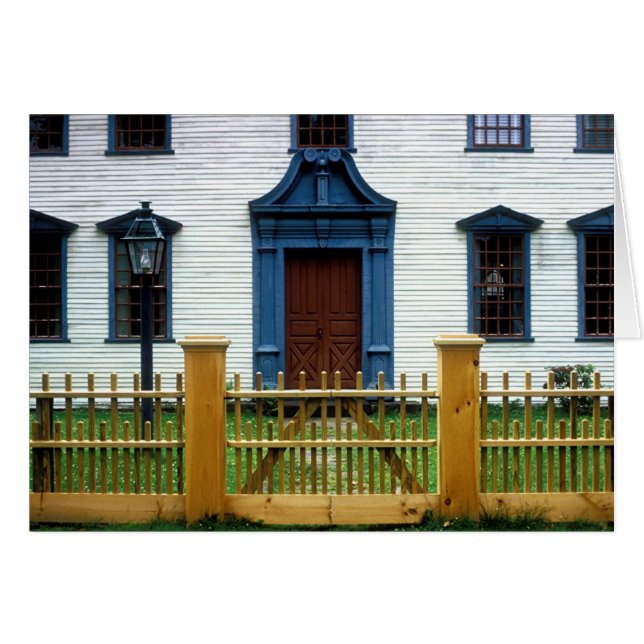 Gammal dörr hälsningskort (Framsidan Horizontal)