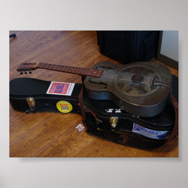 Gammal Duolian Guitar Poster (Framsidan)