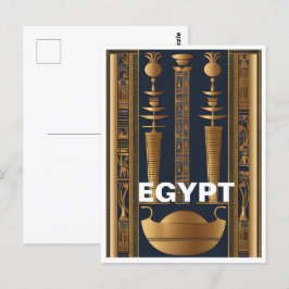 Gammal Egypten för vykort