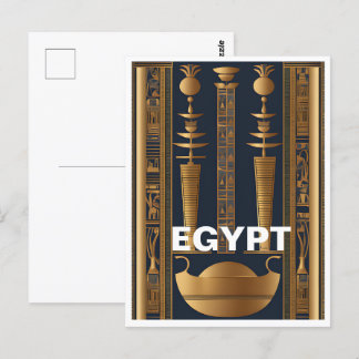 Gammal Egypten för vykort