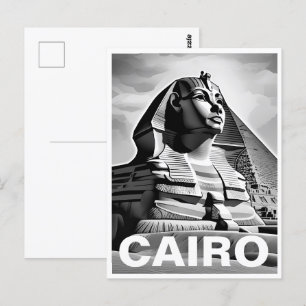 Gammal Egypten för vykort
