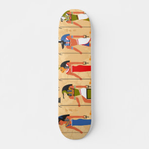 Gammal egyptisk faraaoritskateboard mini skateboard bräda 18,5 cm