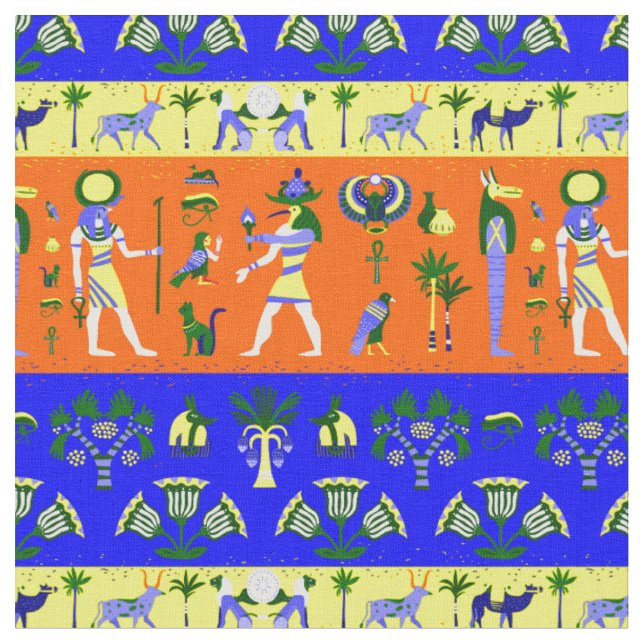 gammal egyptisk mummy grav art tyg (Närbild)