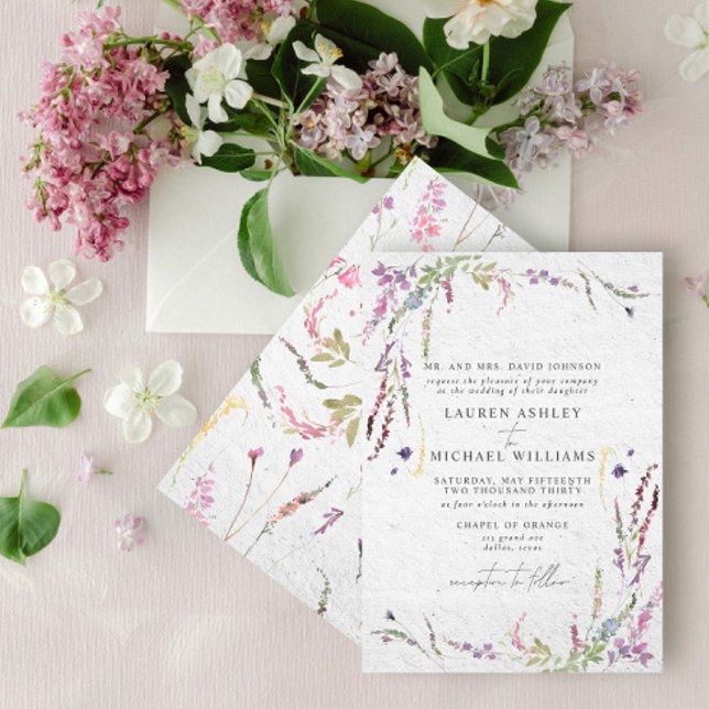 Gammal Elegant - Watercolor Formal Inbjudningar (Skapare uppladdad)
