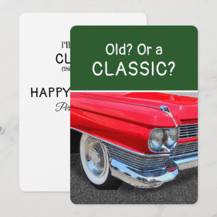 Gammal eller Klassisk 1960 Rolig Födelsedagskort Kort