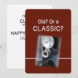 Gammal eller Klassisk Födelsedagspresent för en bi Kort