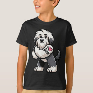 Gammal engelsk fårhund I Kärlek Mamma Rolig hund T Shirt