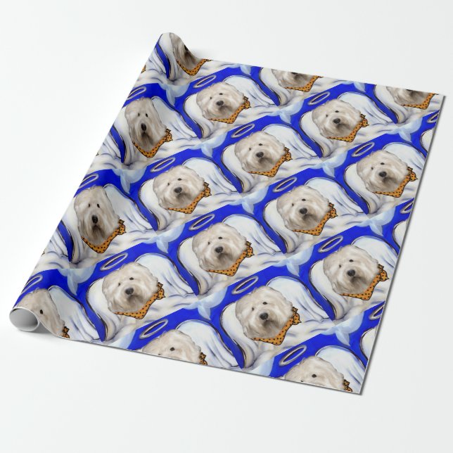 Gammal engelsk fårhund presentpapper (Utrullad)