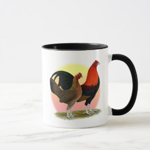 Gammal engelsk spelbantam: BB Red Mugg
