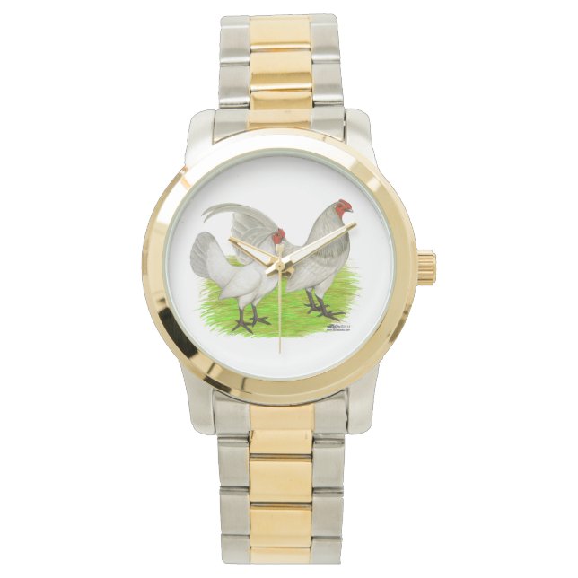 Gammal engelsk spelselblått armbandsur (Framsida)