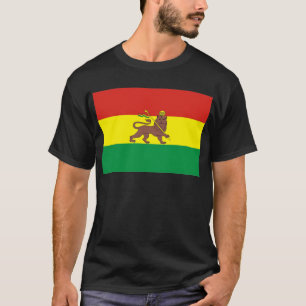 Gammal etiopisk flagga med lejont av Judah T-shirt