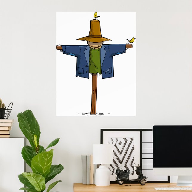 Gammal Fågelskrämma Poster (Skapare uppladdad)
