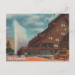 Gammal Faithful Vykort