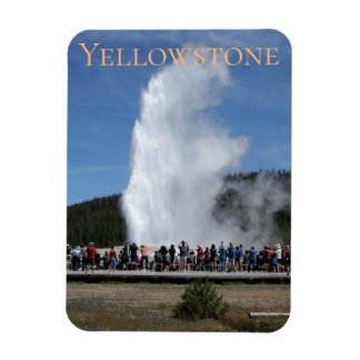 Gammal Faithful Yellowstone nationalpark Wyoming Magnet
