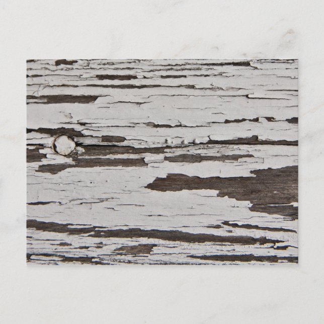 Gammal färg på trä vykort (Framsida)