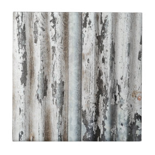 Gammal färgvägg i korrugerad Metall Kakelplatta