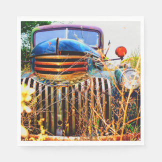 gammal farm lastbil napkins pappersservett