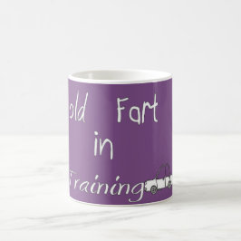 gammal fart i träning kaffemugg