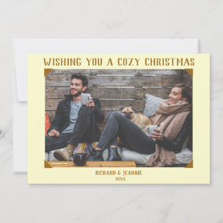 Gammal, fasad Vintage - jullkort Julkort