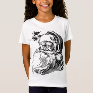 Gammal Fashiated Vintage Jultomten T-Shirt